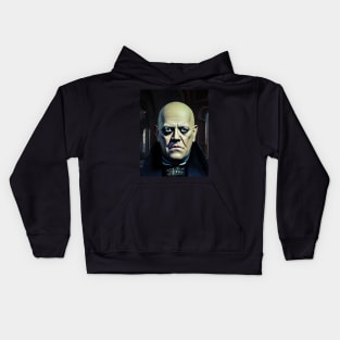 Aleister Crowley The Great Beast of Thelema in Grand Hall Kids Hoodie